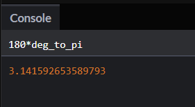 角度轉換為π (Pi)